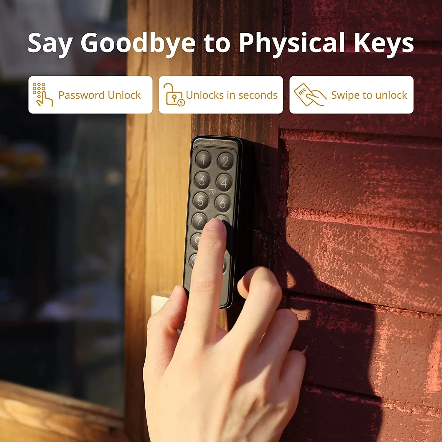 SwitchBot Smart Keypad Touch for SwitchBot Lock